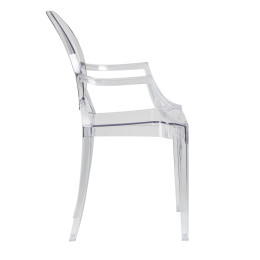 Стул обеденный DOBRIN LOUIS GHOST (цвет прозрачный)