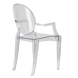 Стул обеденный DOBRIN LOUIS GHOST (цвет прозрачный)