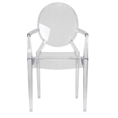 Стул обеденный DOBRIN LOUIS GHOST (цвет прозрачный)