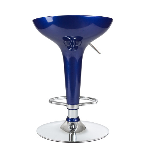 Стул барный DOBRIN BOMBA (синий металлик)