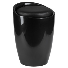 Табурет с местом для хранения LM-1100 (чёрный)