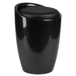 Табурет с местом для хранения LM-1100 (чёрный)