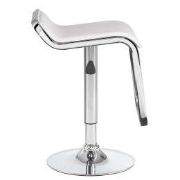 3021-LM CRACK, цвет сиденья белый, цвет основания хром