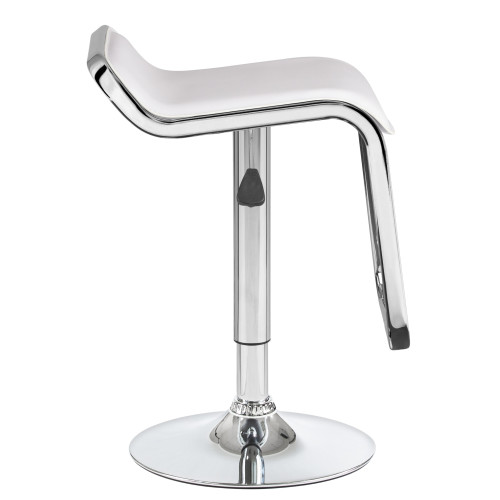 3021-LM CRACK, цвет сиденья белый, цвет основания хром