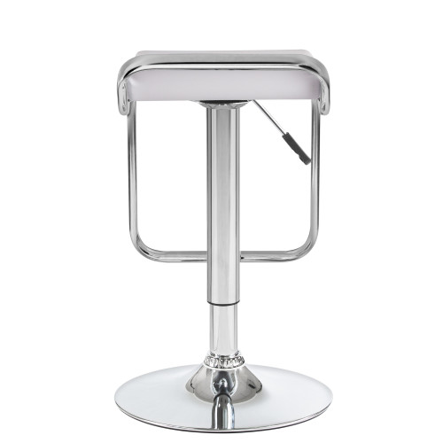 3021-LM CRACK, цвет сиденья белый, цвет основания хром