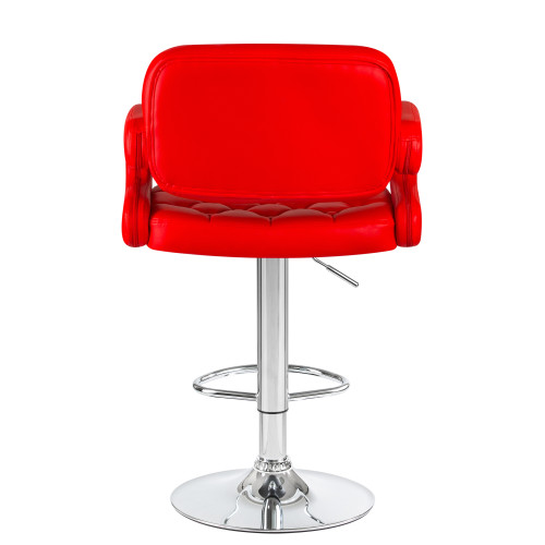 3460-LM TIESTO, цвет сиденья красный, цвет основания хром
