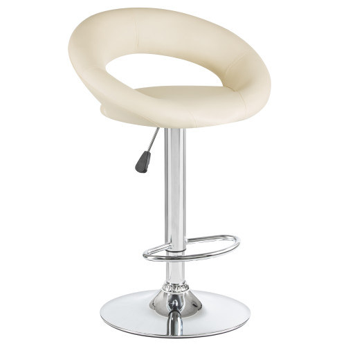5001-LM MIRA, цвет сиденья кремовый, цвет основания хром
