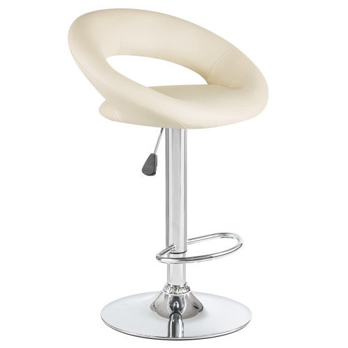 5001-LM MIRA, цвет сиденья кремовый, цвет основания хром