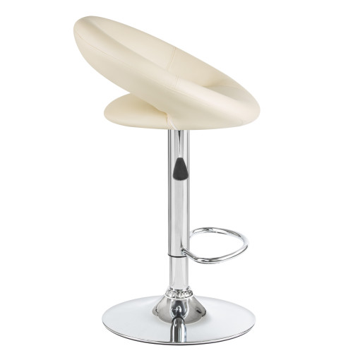 5001-LM MIRA, цвет сиденья кремовый, цвет основания хром