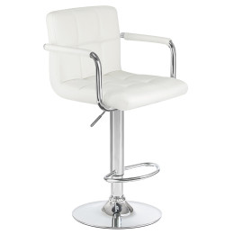 Стул барный DOBRIN KRUGER ARM (белый)