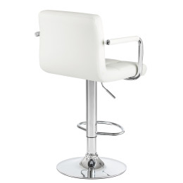 Стул барный DOBRIN KRUGER ARM (белый)