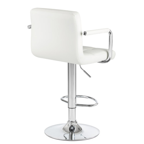 Стул барный DOBRIN KRUGER ARM (белый)