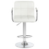 Стул барный DOBRIN KRUGER ARM (белый)