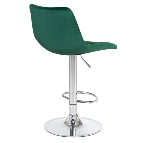 5017-LM TAILOR, цвет сиденья зеленый (MJ9-88), цвет основания хром