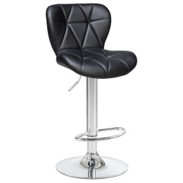 5022-LM BARNY, цвет сиденья черный, цвет основания хром