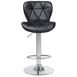 5022-LM BARNY, цвет сиденья черный, цвет основания хром