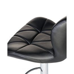 5022-LM BARNY, цвет сиденья черный, цвет основания хром