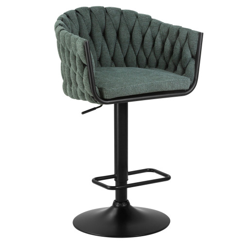 9690-LM LEON, цвет сиденья зеленый (LAR-275-23), цвет основания черный