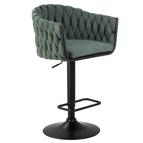 9690-LM LEON, цвет сиденья зеленый (LAR-275-23), цвет основания черный