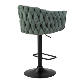 9690-LM LEON, цвет сиденья зеленый (LAR-275-23), цвет основания черный