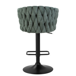 9690-LM LEON, цвет сиденья зеленый (LAR-275-23), цвет основания черный