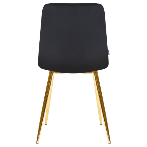 7094-LML ALEX, цвет сиденья черный велюр (V108-77), цвет основания золото