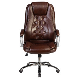 Офисное кресло для руководителей DOBRIN MILLARD (коричневый)