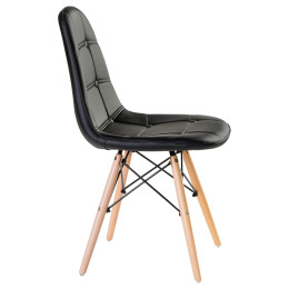 301-LMZL BENNET, цвет сиденья черный, цвет основания светлый бук