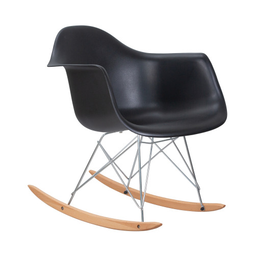 Кресло-качалка DOBRIN DAW ROCK (цвет черный)