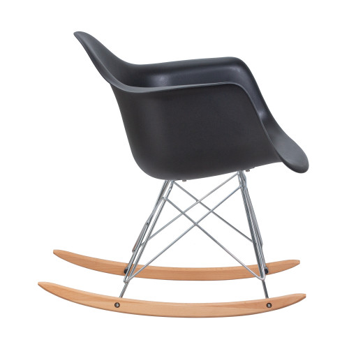 Кресло-качалка DOBRIN DAW ROCK (цвет черный)