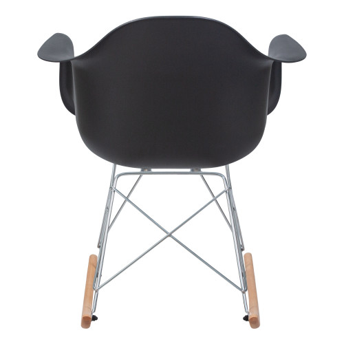 Кресло-качалка DOBRIN DAW ROCK (цвет черный)