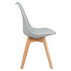 635PP-LMZL JERRY SOFT, цвет сиденья светло-серый (GR-01), цвет основания светлый бук
