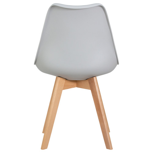 635PP-LMZL JERRY SOFT, цвет сиденья светло-серый (GR-01), цвет основания светлый бук