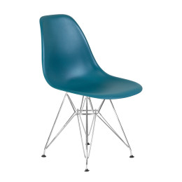 638APP-LMZL DSR, цвет сиденья морской волны (G-05), цвет основания хромированная сталь