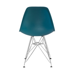 638APP-LMZL DSR, цвет сиденья морской волны (G-05), цвет основания хромированная сталь