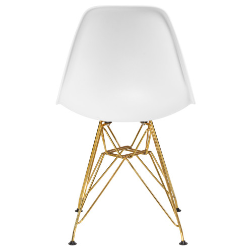 638APP-LMZL DSR, цвет сиденья белый (W-02), цвет основания золото