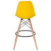 638GPP-LMZL DSW BAR, цвет сиденья желтый (Y-01), цвет основания светлый бук