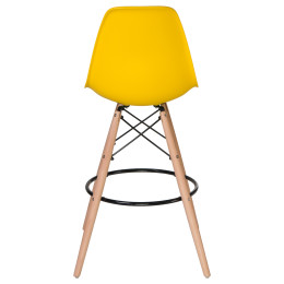 638GPP-LMZL DSW BAR, цвет сиденья желтый (Y-01), цвет основания светлый бук