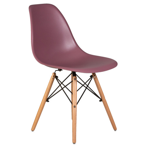 Стул обеденный DOBRIN DSW (ножки светлый бук, цвет пыльная роза (NX-P-11))