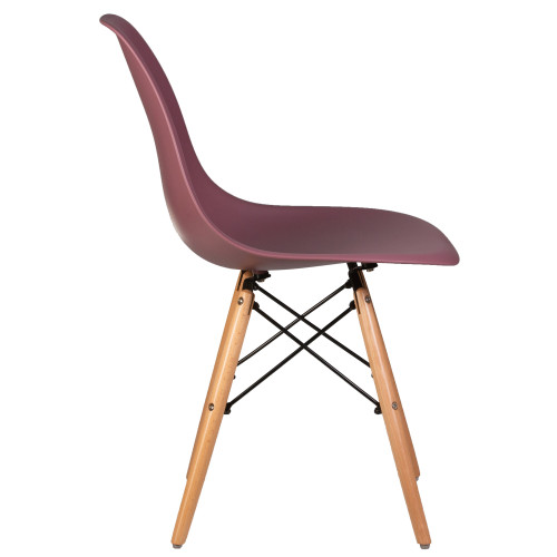 Стул обеденный DOBRIN DSW (ножки светлый бук, цвет пыльная роза (NX-P-11))