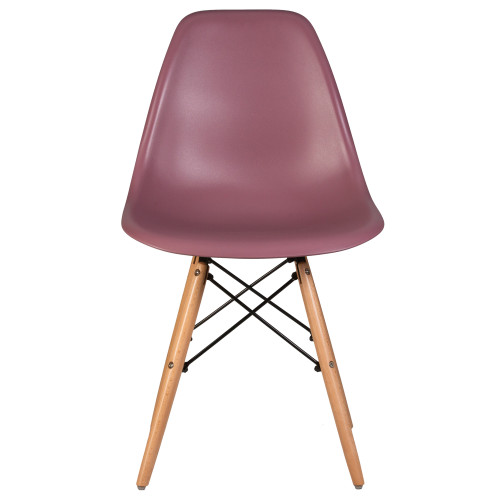 Стул обеденный DOBRIN DSW (ножки светлый бук, цвет пыльная роза (NX-P-11))