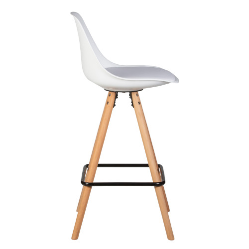 759APP-1-LMZL RONNI, цвет сиденья белый (ZL-W-02), цвет основания светлый бук