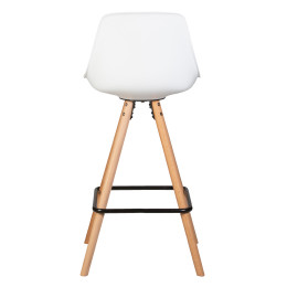 759APP-1-LMZL RONNI, цвет сиденья белый (ZL-W-02), цвет основания светлый бук