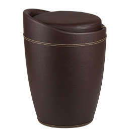 Табурет с местом для хранения LM-1100HPVC (коричневый)