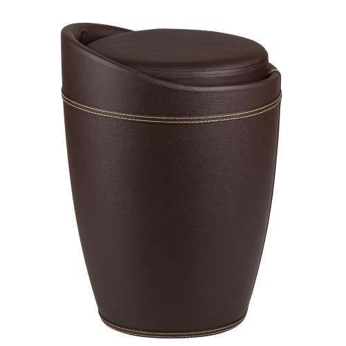 Табурет с местом для хранения LM-1100HPVC (коричневый)