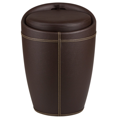 Табурет с местом для хранения LM-1100HPVC (коричневый)