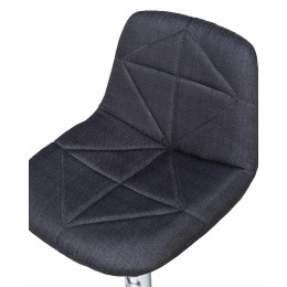 2035-LM DINA, цвет сиденья черный, цвет основания хром