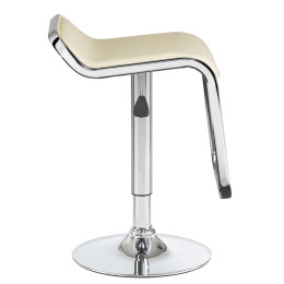 3021-LM CRACK, цвет сиденья кремовый, цвет основания хром