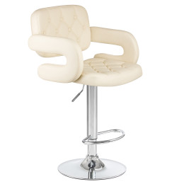 3460-LM TIESTO, цвет сиденья кремовый, цвет основания хром