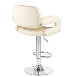 3460-LM TIESTO, цвет сиденья кремовый, цвет основания хром